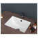 Hewei 14'' White Ceramic Rectangular Bathroom Sink with Overflow