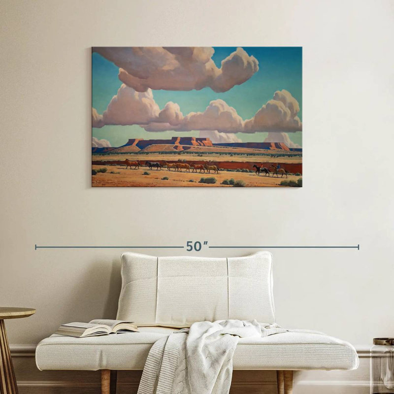 Lelar au large des Terres Navajo, H 26 po x l 39 po