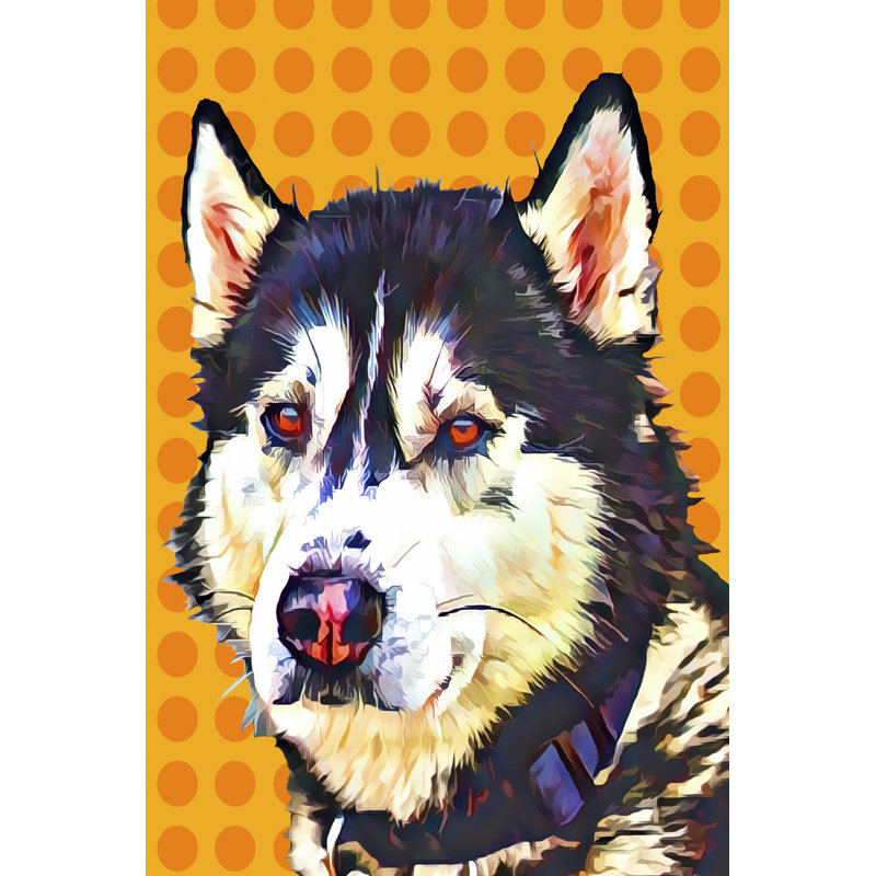 Pop Dog XII by Kim Curinga - Wrapped Canvas Print, 46cm H x 30cm W