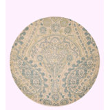 Beautiful Alluring Green Hand Tufted Wool Rug