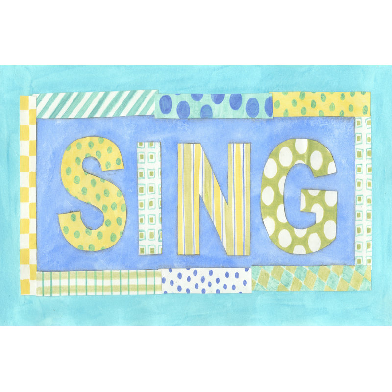 Sing by Alicia Ludwig - Wrapped Canvas Print, 20cm H x 30cm W x 3.8cm D