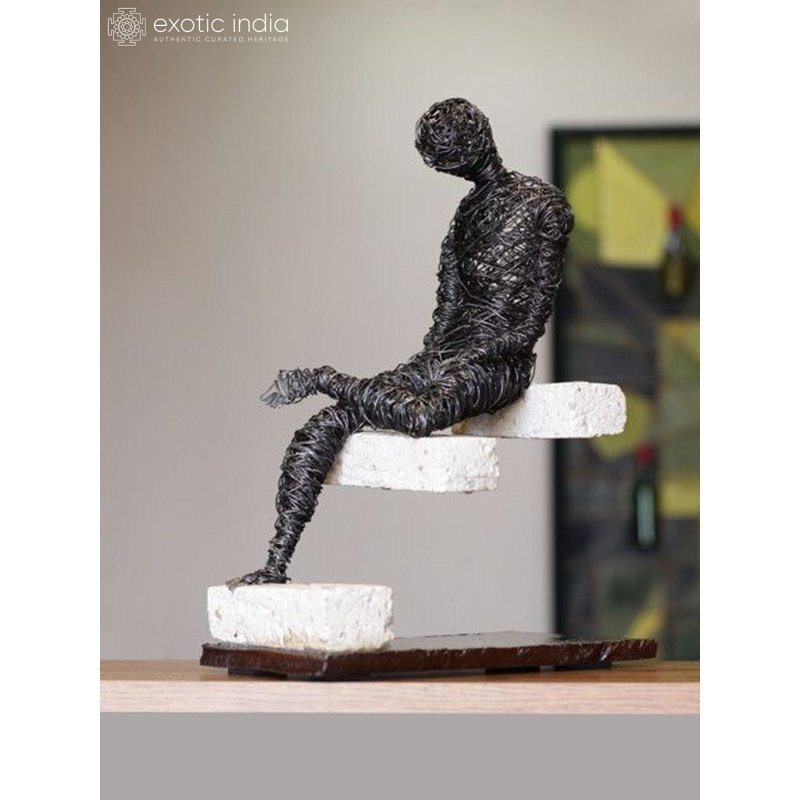 Sculpture en treillis 13 po Alone