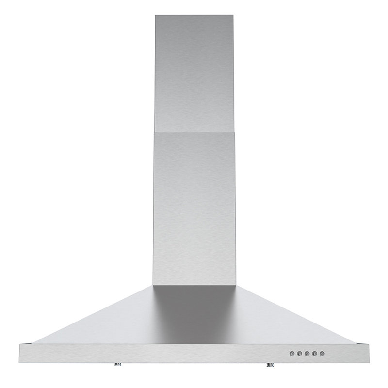 Streamline 30-Inch Stainless Steel Wall Mounted Range Hood with Charcoal Filter