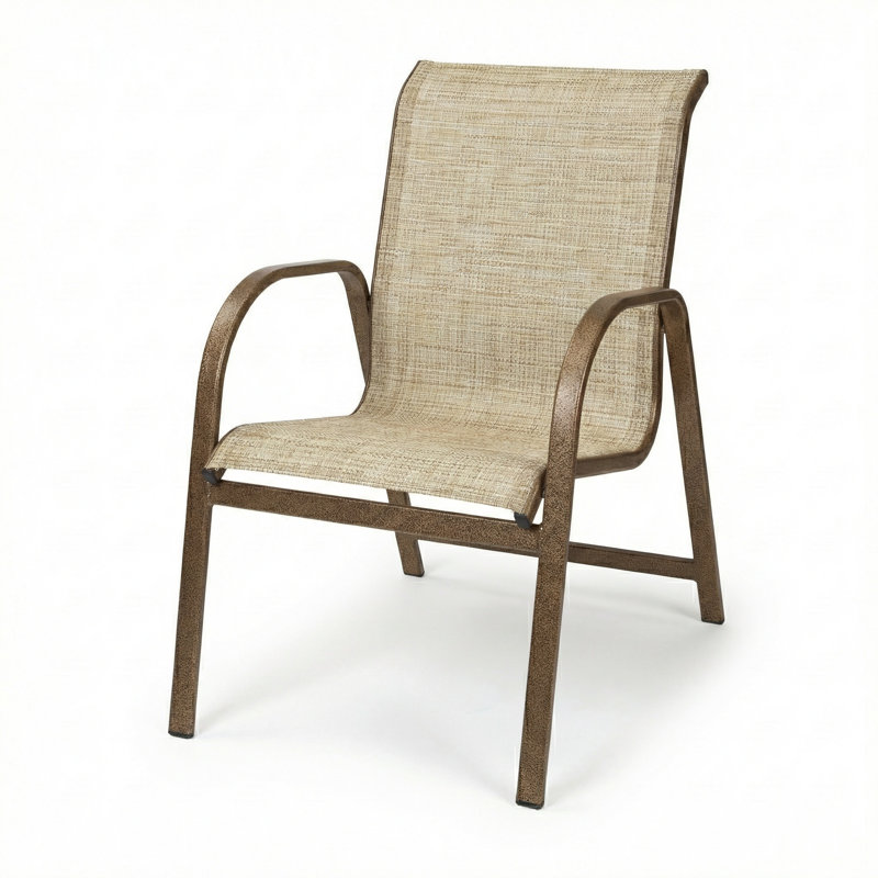 Chaise avec accoudoirs, Harnais naturel / Greco
