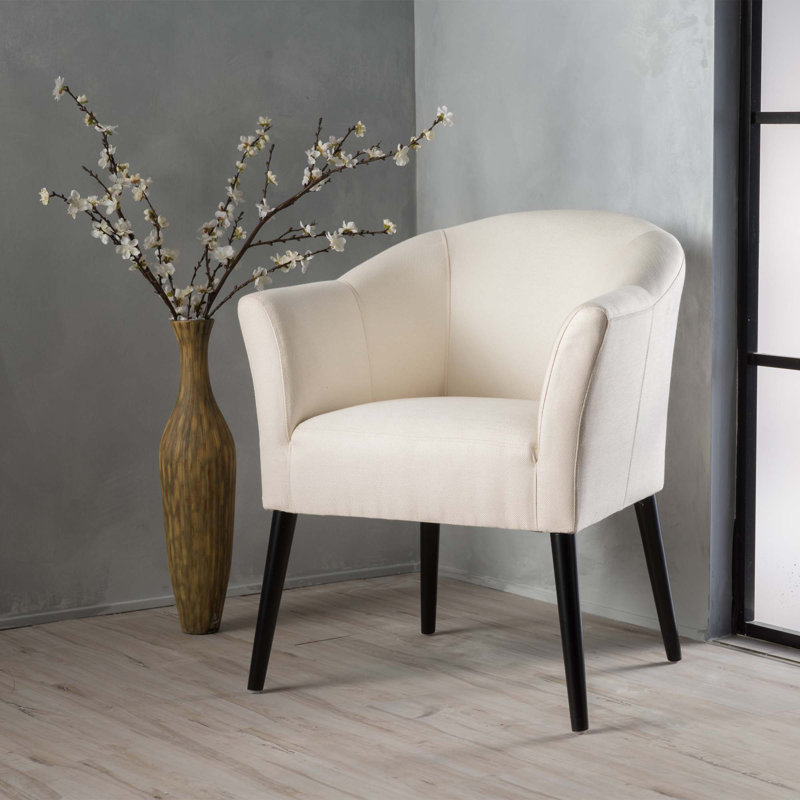 Chaise avec accoudoirs moderne, Beige