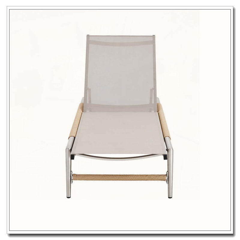 Chaise longue d'extérieur Aluminun, 2
