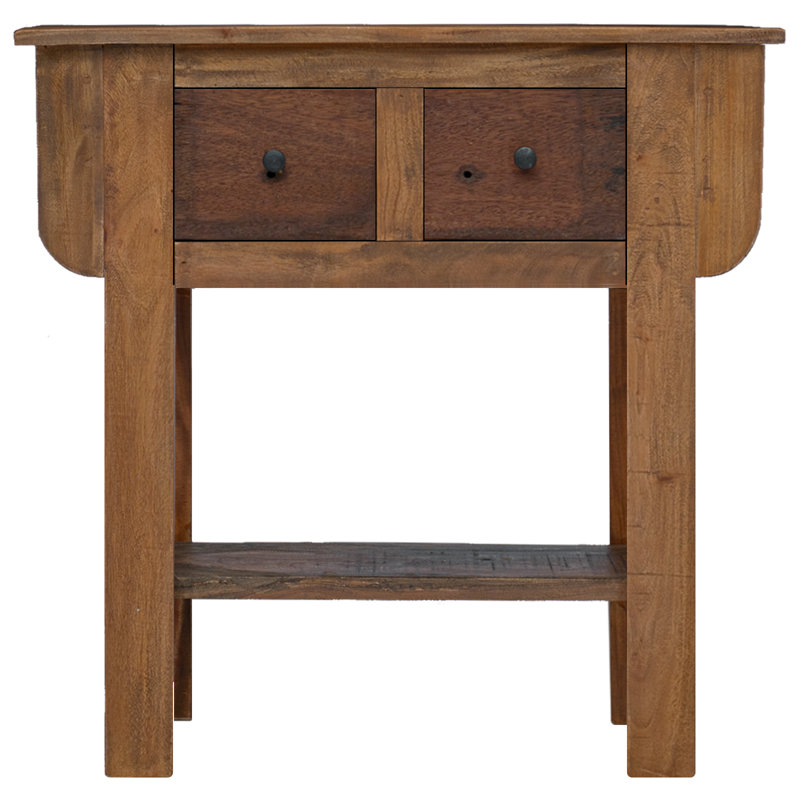 Console Table Mixed Recycled Wood 80x35x80 cm