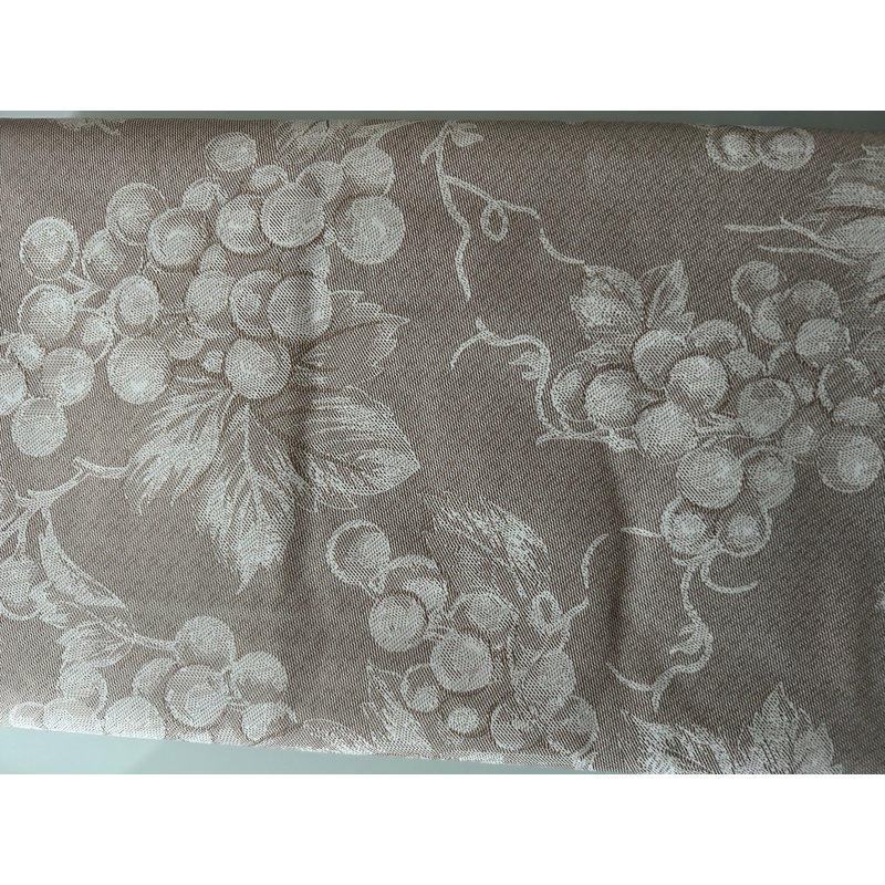 Ayak Dining Linens, 60" x 84" Oval, Taupe