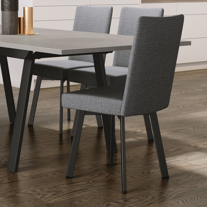 Ensemble de salle à manger extensible 7 pièces Capozzi, Gris