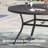 Edison 6-Person Round Patio Dining Set With Stackable Textilene Chairs-1127406536