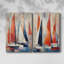 NAUTICAL Series CD XXX - Toile tendue avec châssis de qualité supérieure - Prêt à être accroché-108963011