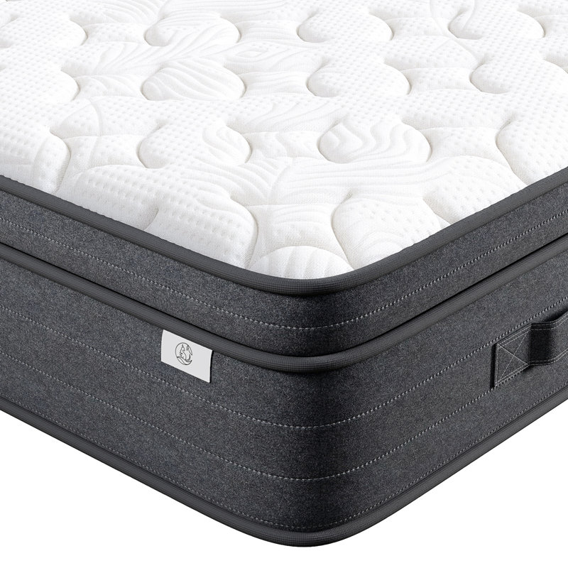 25cm Medium-Firm Memory Foam Pocket Sprung Mattress, Kingsize (5')