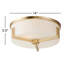 Plafonnier encastré cylindrique simple à 3 lumières 14 po Rosolio-1406933527