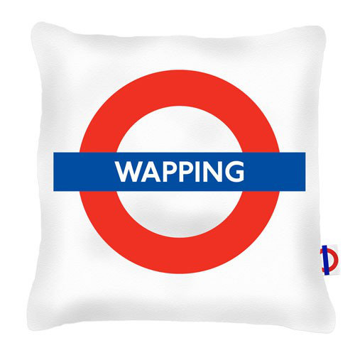 Wapping Tube Station London Transport Cushion