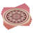 Polyester Dried Rose Peach Rectangle Placemat