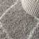 Cantera Shag Plush Tassel Moroccan Geometric Trellis Gray/Cream Rug