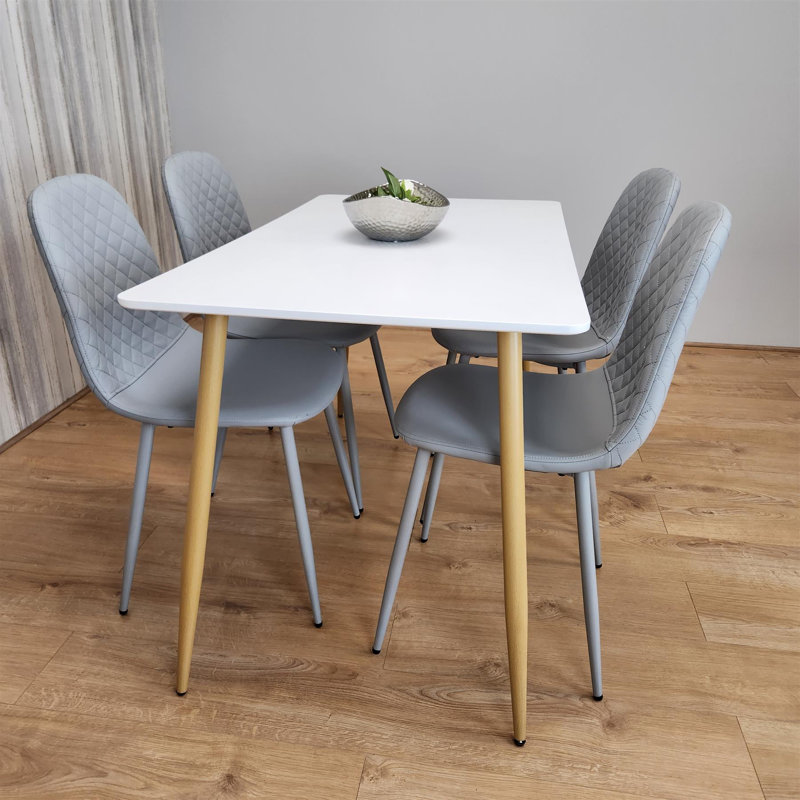 Ampthill 3 - Person Dining Set, Grey