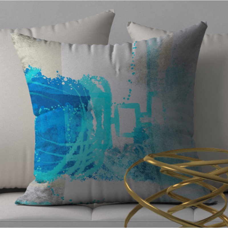 Housse de coussin carrée/insert, 24 po x 24 po