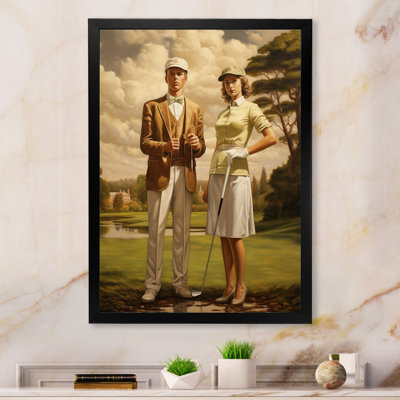 Ombra Vintage Timeless Golf - Golf Canvas Art
