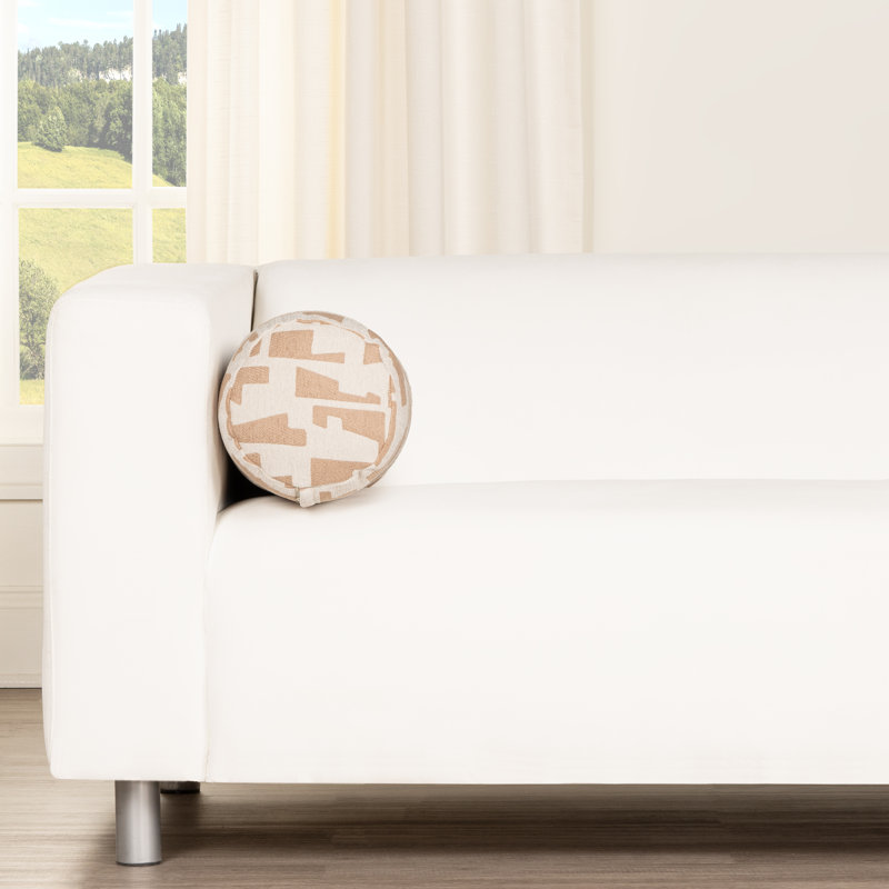 Coussin décoratif Gavel, Blush Pink, Traversin 21 po x 8 po, polyester