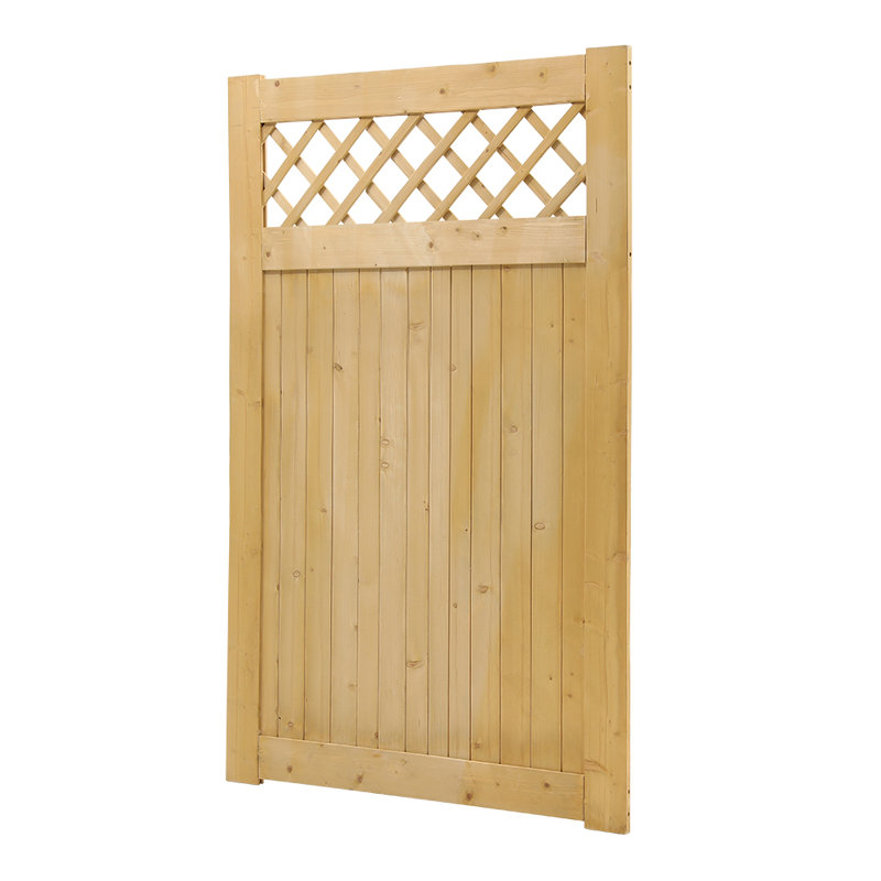Castano Garden Wood Fence Gate, 150cm H x 90cm W x 2.3cm D