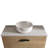 Integrated Ceramic Basin, Drain NOT Included