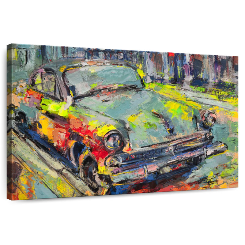 Mehar Abstract Car, 26" H x 39" W