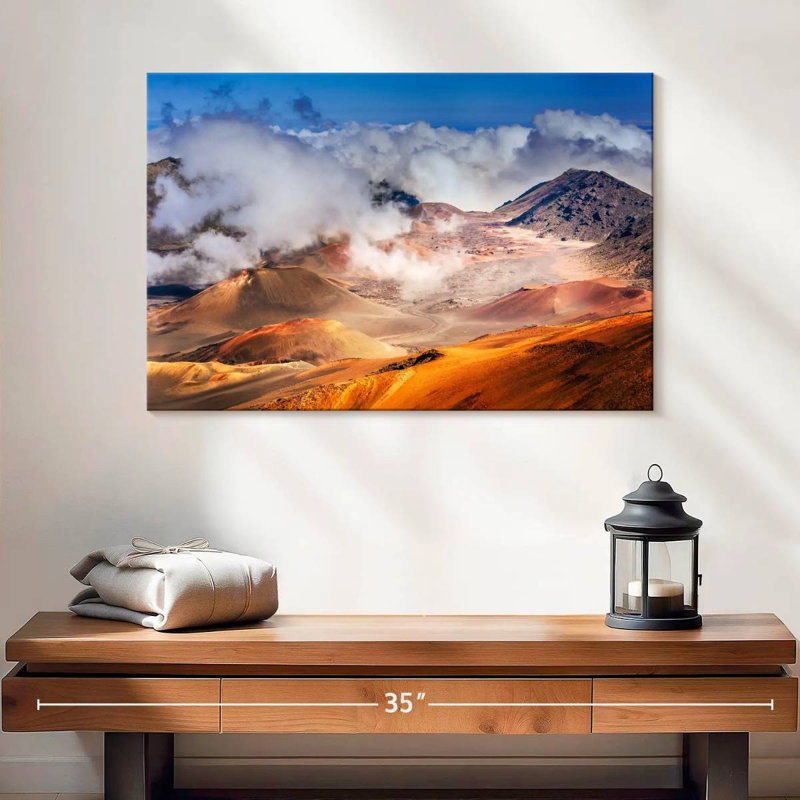 Volcan Ravi Haleakala à Maui, H 16 po x l 24 po