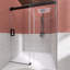 Porte de douche coulissante sans cadre avec verre trempé l 72 po x H 76 po-98173220