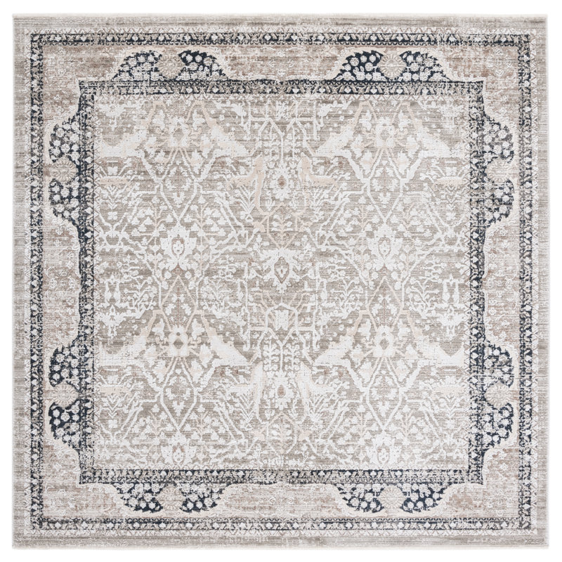 Mayflower Performance Oriental Rug, Square 6'7"