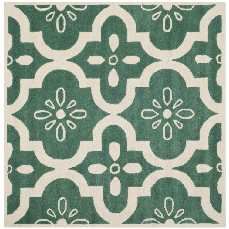 Carolene Hand Tufted Wool Geometric Rug