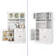 Armoire de rangement avec garde-manger Gracie Oaks-276672468