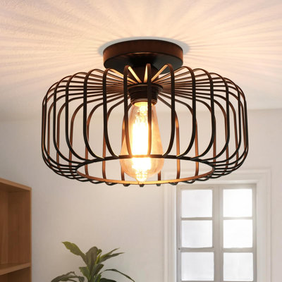 Plafonnier rond moderne encastré E27