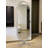 Modern Minimalist Arched Iron Frame Full-Body Mirror That Can Rotate