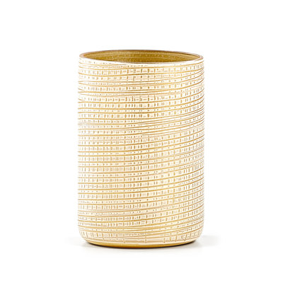 Woven Glass Toothbrush Holder