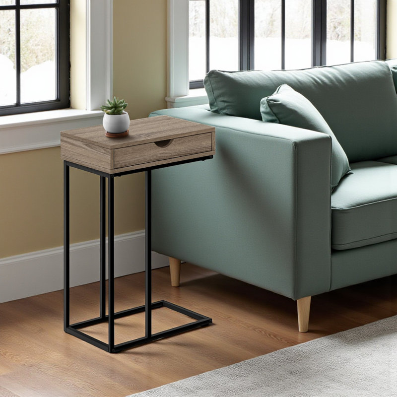 Table d'appoint moderne et contemporaine Baby, Brun