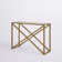 Calix Glass Top Console Table