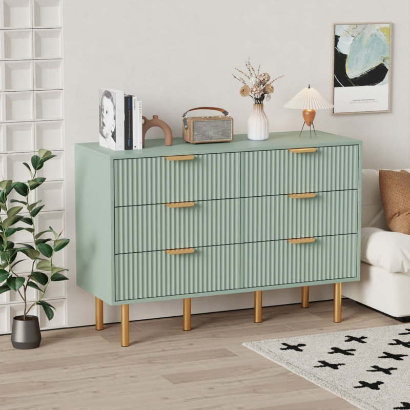 110cm W 6 - Drawer Chest of Drawers