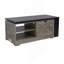 Table basse Farmhouse, plateau rectangulaire en bois avec rangement caché et armoire ouverte pour le salon | Idée de cadeau-2074212200