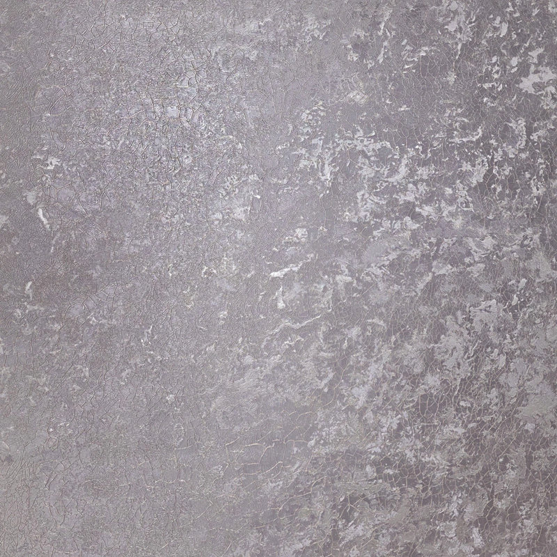 Smoky Grey Silver Gold Metallic Faux