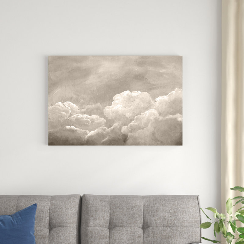 Nuage peint I, H 24 po x l 36 po x P 1,25 po