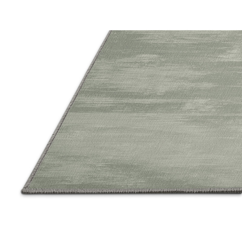 Machine Washable Abstract Brown Area Rug, Rectangle 7' x 9'