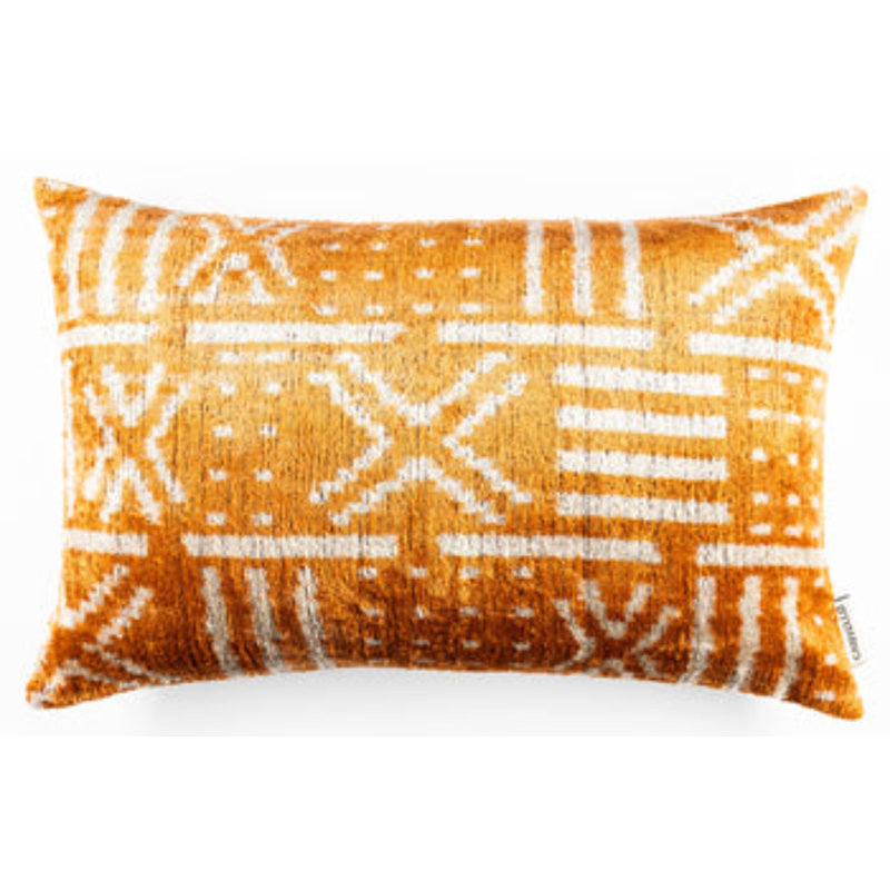 Velvet Lumbar Pillow Cover & Insert