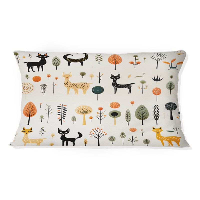 Floral Throw Pillow