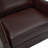 33.4" W Genuine Leather Upholstered Accent Armchair-2126048648