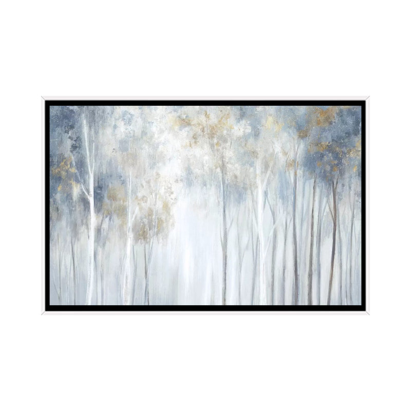 «Forest Magic» par Eva Watts - reproduction d'art, H 18 po x l 26 po x P 1,5 po, Toile blanche encadrée, Pas de tapis