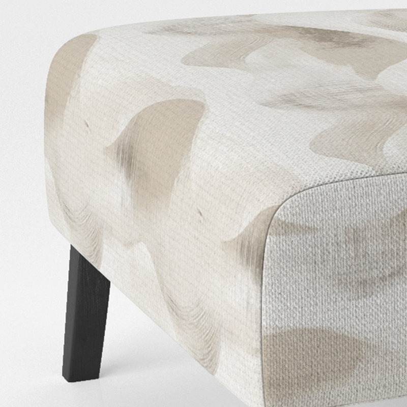 Fauteuil de chambre Abstract, Pantoufle sans accoudoirs
