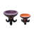 The Holiday Aisle® Dolomite 8.75 in. Halloween Candy Dish with Witch Boot Base Set of 2