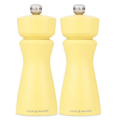 Cole & Mason Kenton 150mm6in Turmeric S&P Mill - Set of 2