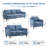 Azriah 3 Piece Chenille Living Room Set-1249279857